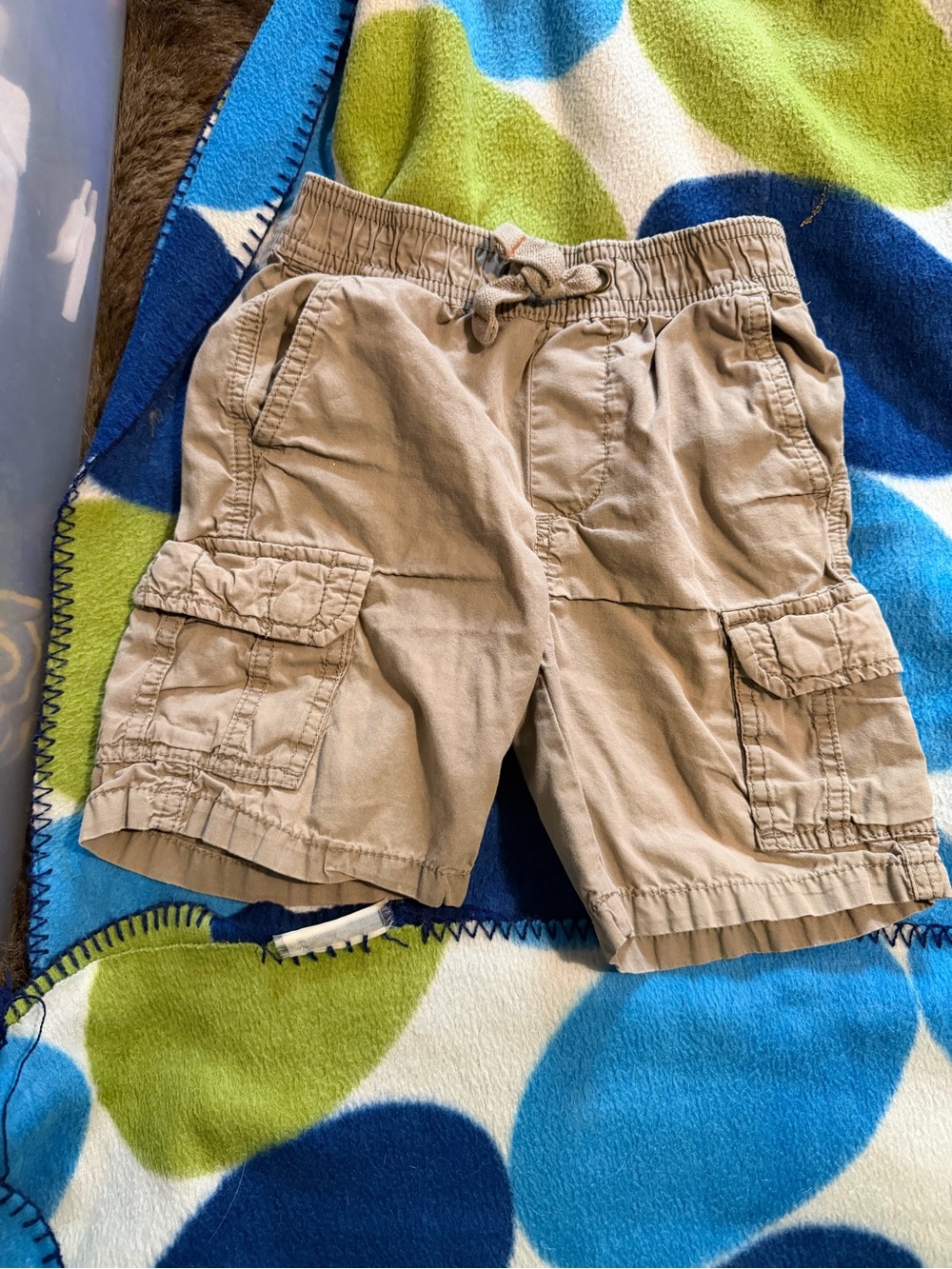 Tailor Vintage Tan Cargo Shorts for Kids